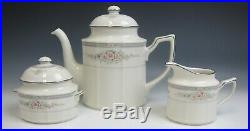 Noritake China ROTHSCHILD Teapot/Creamer/Sugar Bowl Set EXCELLENT