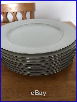 Noritake China Ranier 6906 Dinner Plates Set Of 8 Nice