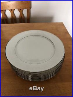 Noritake China Ranier 6906 Dinner Plates Set Of 8 Nice
