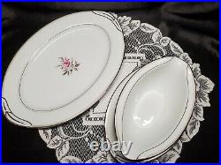 Noritake China Roanne #5794 Dinnerware & Hostess Serving Set 14 Pieces