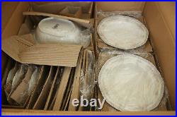 Noritake China Rothschild 50 Piece Ivory Dish Dinner Set New Old Stock