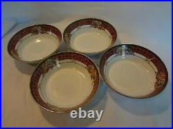 Noritake China Royal Hunt Set of 4 Coupe Soup Bowls