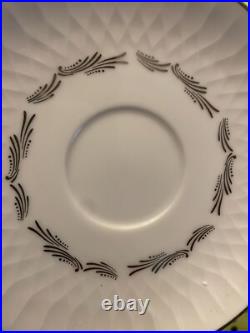Noritake China SABINA Luncheon Set for SIX with Tea Set pot/creamer/sugar NEW