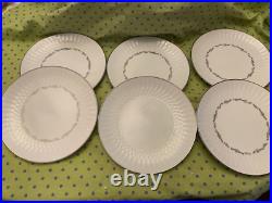 Noritake China SABINA Luncheon Set for SIX with Tea Set pot/creamer/sugar NEW