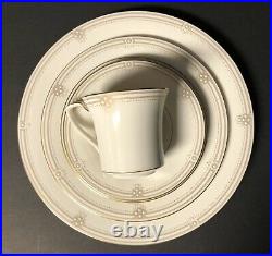 Noritake China SATIN GOWN Lot Of Four 5 Piece Place Settings Excellent