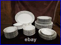 Noritake China Savannah Pattern 2031 Dinnerware 56 Piece Set