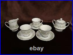 Noritake China Savannah Pattern 2031 Dinnerware 56 Piece Set