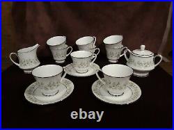 Noritake China Savannah Pattern 2031 Dinnerware 56 Piece Set