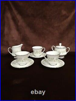 Noritake China Savannah Pattern 2031 Dinnerware 56 Piece Set