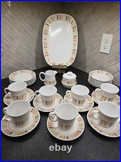 Noritake China Set 30 Pieces Great Condition Mardi Gras