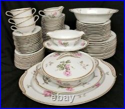 Noritake China Set 80 PCS Matching Dinnerware Collection Rosa