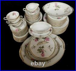 Noritake China Set 80 PCS Matching Dinnerware Collection Rosa