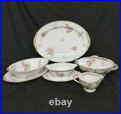 Noritake China Set 80 PCS Matching Dinnerware Collection Rosa