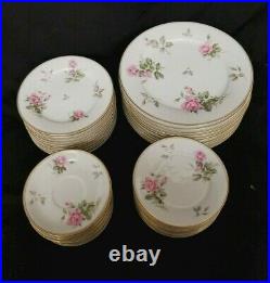 Noritake China Set 80 PCS Matching Dinnerware Collection Rosa