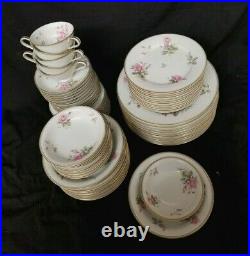 Noritake China Set 80 PCS Matching Dinnerware Collection Rosa