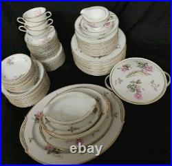 Noritake China Set 80 PCS Matching Dinnerware Collection Rosa