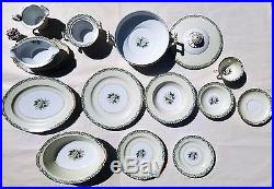 Noritake China Set Dishes Mystery #14 89 Pieces Formal Dinnerware Fine Dining