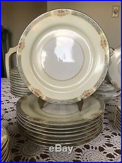 Noritake China Set Made In Occupied Japan 53 Pieces -Antique Vintage