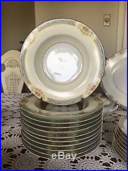 Noritake China Set Made In Occupied Japan 53 Pieces -Antique Vintage