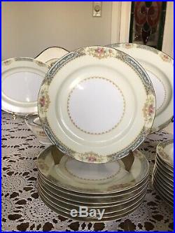 Noritake China Set Made In Occupied Japan 53 Pieces -Antique Vintage