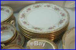 Noritake China Set Somerset Pattern 37 Pc 5317 Vintage Floral Dinnerware Plates