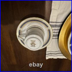 Noritake China Set Vintage Blue Dawn 10 Seven Piece Place Settings
