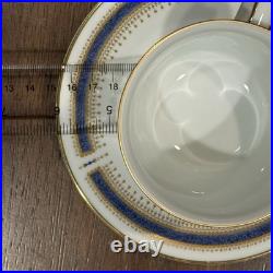 Noritake China Set Vintage Blue Dawn 10 Seven Piece Place Settings