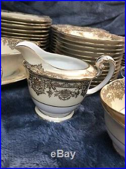 Noritake China Set Vintage Goldfern