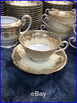 Noritake China Set Vintage Goldfern