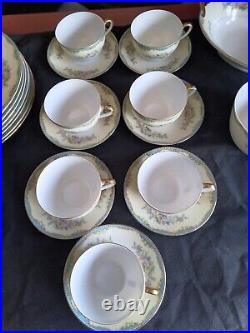 Noritake China Set Vintage Ivanhoe Pattern with Gold Trim 32 Pieces Circa 1918