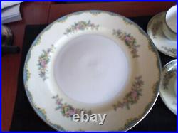 Noritake China Set Vintage Ivanhoe Pattern with Gold Trim 32 Pieces Circa 1918