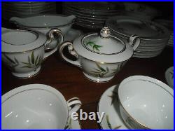 Noritake China Set Vintage Orient Bamboo 5054