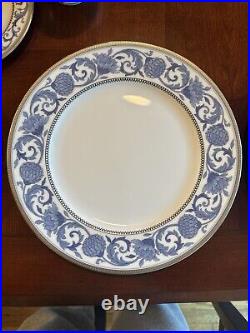 Noritake China Sonnet In Blue 4 Piece Place Setting 2 Sets