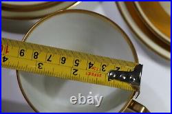 Noritake China Tea Set Gold Gilt Art Deco 27 pieces AC3