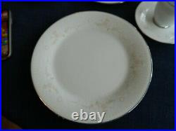 Noritake China Temptation #2752 Dinnerware Set for 12 with7 Serving Pieces Tote