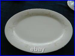 Noritake China Temptation #2752 Dinnerware Set for 12 with7 Serving Pieces Tote