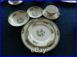 Noritake China Vintonia Dinnerware Set for (6) with (3) Serving Pieces 4-3