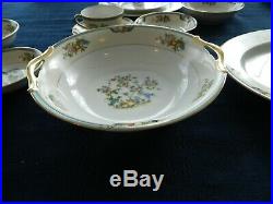 Noritake China Vintonia Dinnerware Set for (6) with (3) Serving Pieces 4-3