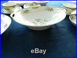 Noritake China Vintonia Dinnerware Set for (6) with (3) Serving Pieces 4-3