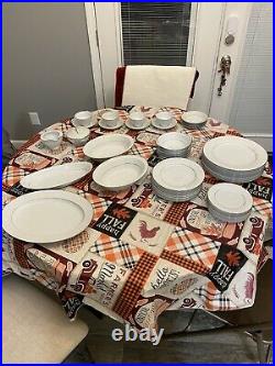 Noritake China Whitehall 54 Piece Set! Original Set! 6115 US Pat. 194930