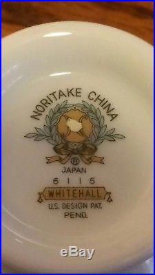 Noritake China Whitehall 55-Piece Set White Flower Basket 45%+ off Retail Value