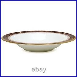 Noritake China Xavier Gold Soup Bowls, Set of 4