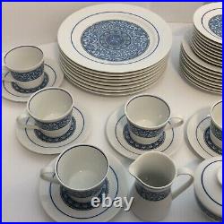 Noritake Cielito Lindo China Dinnerware Blue White 8 Settings and Serving Pieces