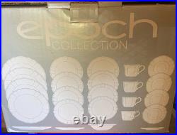 Noritake Co, Inc. Epoch Collection Tudor Court E802. 20 Piece Dinner Set. NIB