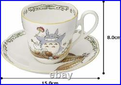 Noritake Coffee Tea Cup & Saucer Bone China 250cc 2 Set My Neighbor Totoro Japan