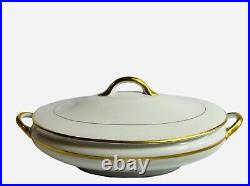 Noritake Colonial Nippon 5 Piece Gold Trim China Serving Set Discontinued
