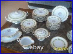 Noritake Concord 4915 China Vintage Rare Dinnerware Grouping of 76 Pieces