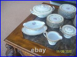 Noritake Concord 4915 China Vintage Rare Dinnerware Grouping of 76 Pieces