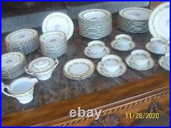 Noritake Concord 4915 China Vintage Rare Dinnerware Grouping of 76 Pieces