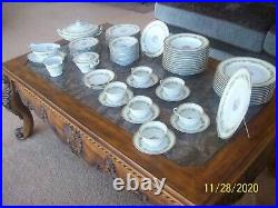 Noritake Concord 4915 China Vintage Rare Dinnerware Grouping of 76 Pieces